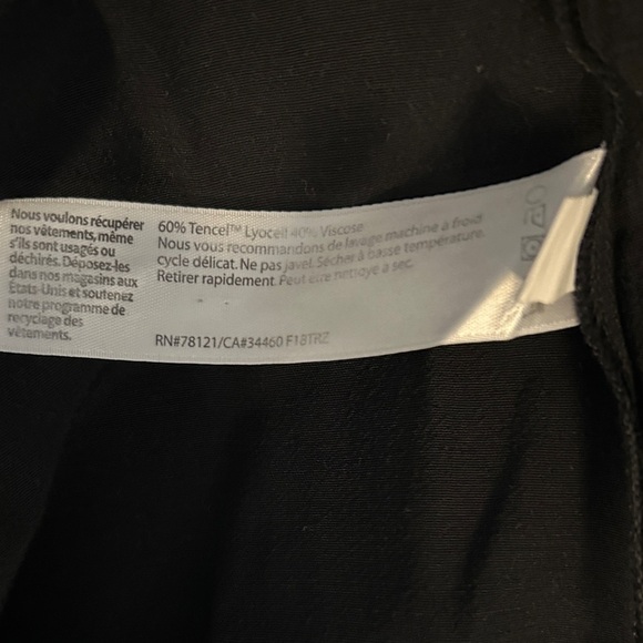 Eileen Fisher code tencel viscose kimono Black and White Long Blazer no belt - Picture 4 of 4